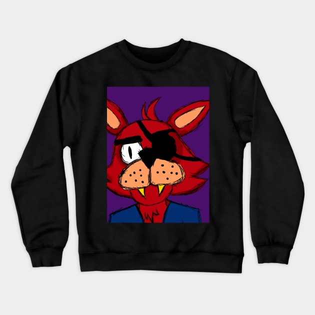 Foxy The Pirate Crewneck Sweatshirt by Davimth